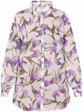 Usha Blúzka  béžová / zelená / fialová