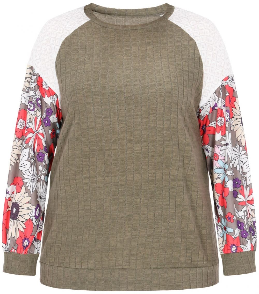 Gaya Blúzka  modrá / hnedá / fialová / červená / biela