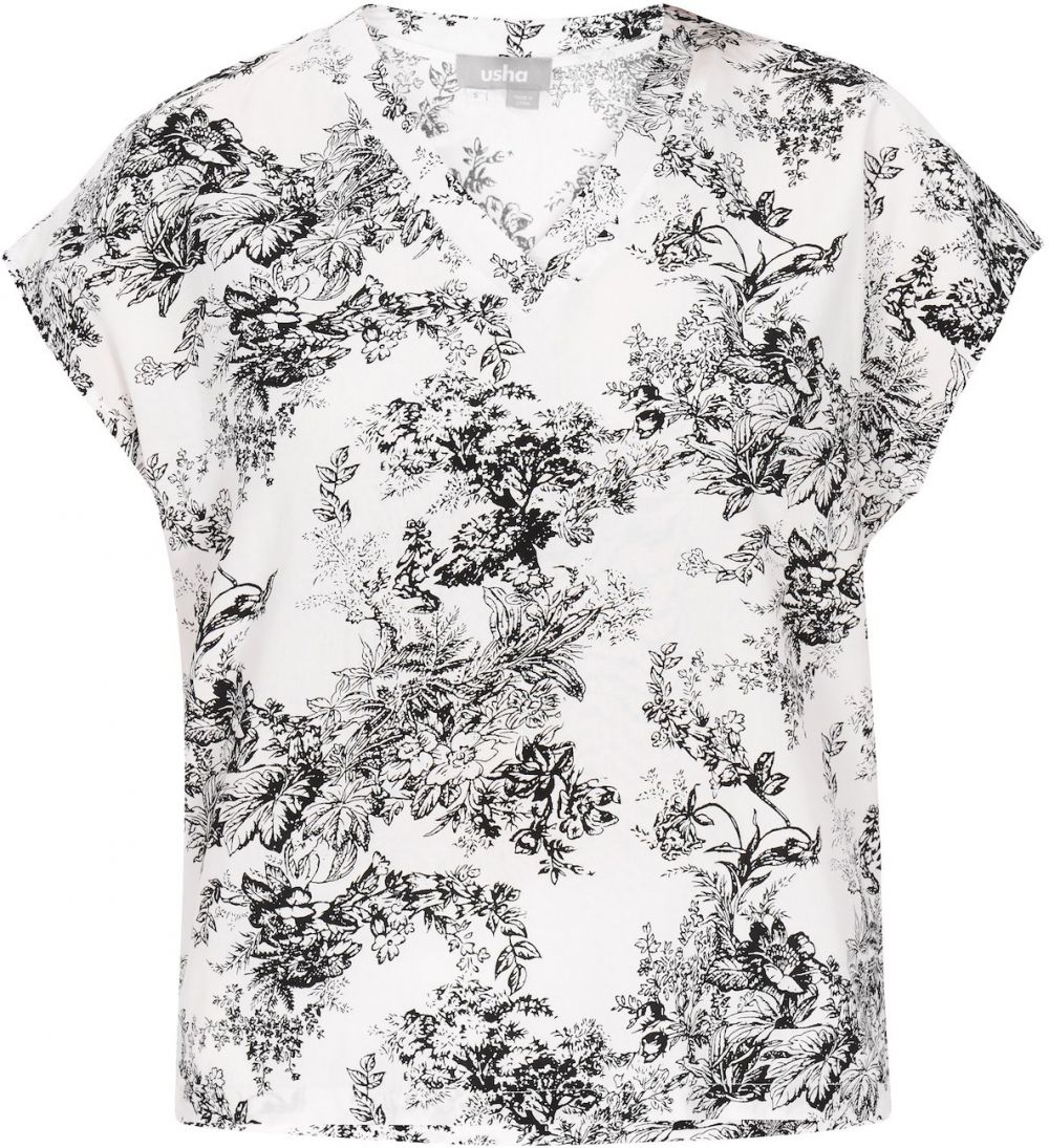 Usha Blúzka  čierna / biela