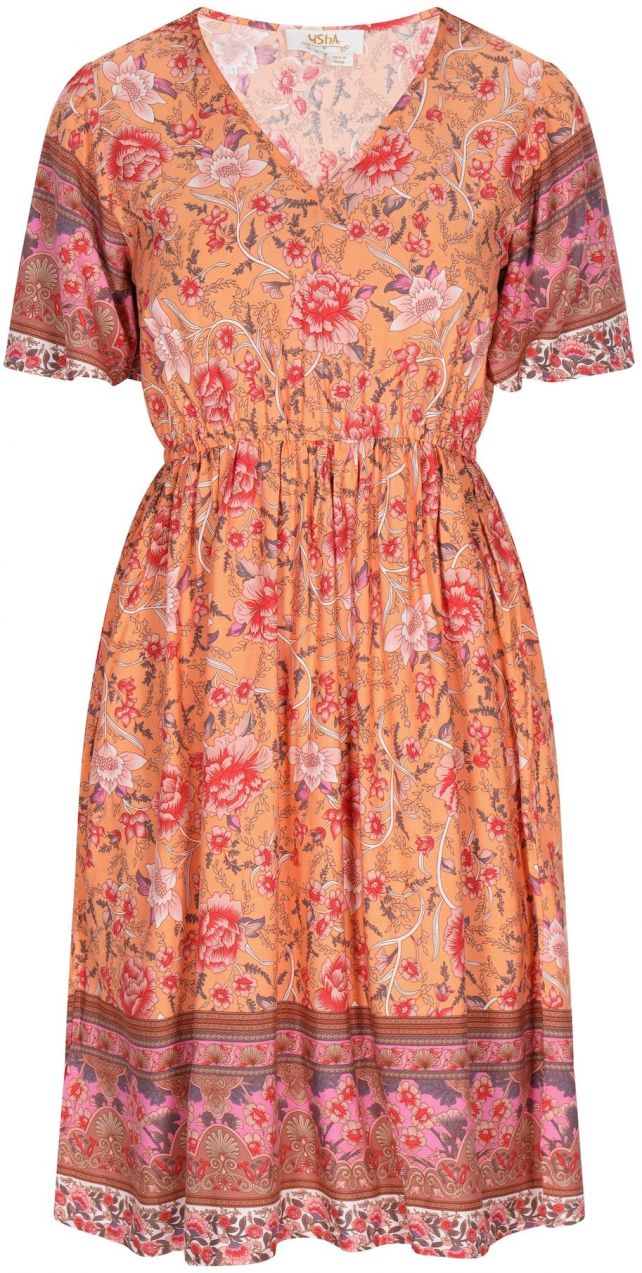 usha FESTIVAL Šaty 'Festival'  oranžová / ružová / červená