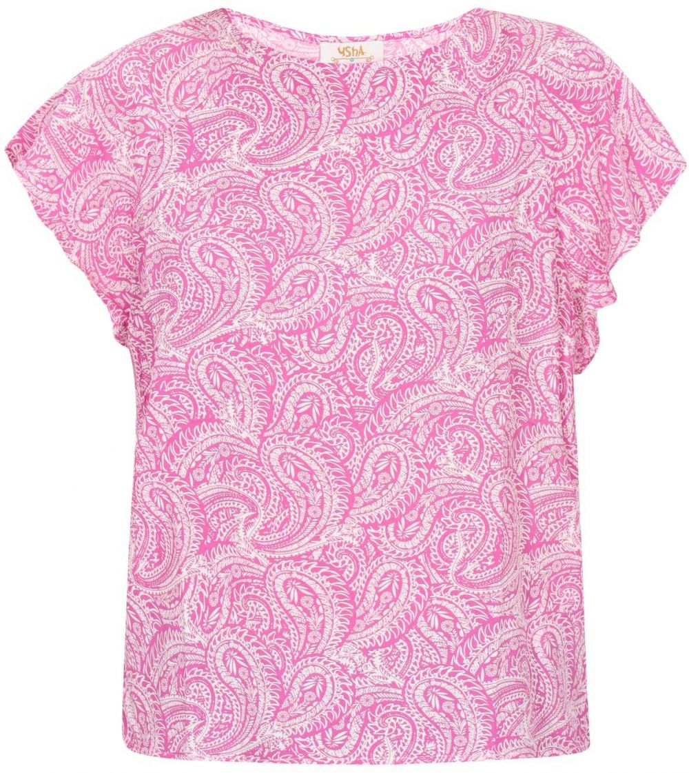 usha FESTIVAL Blúzka  ružová / biela