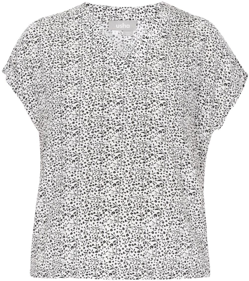 Usha Blúzka  čierna / biela