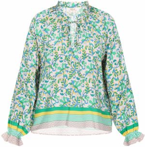 usha FESTIVAL Blúzka  krémová / modrá / žltá / zelená
