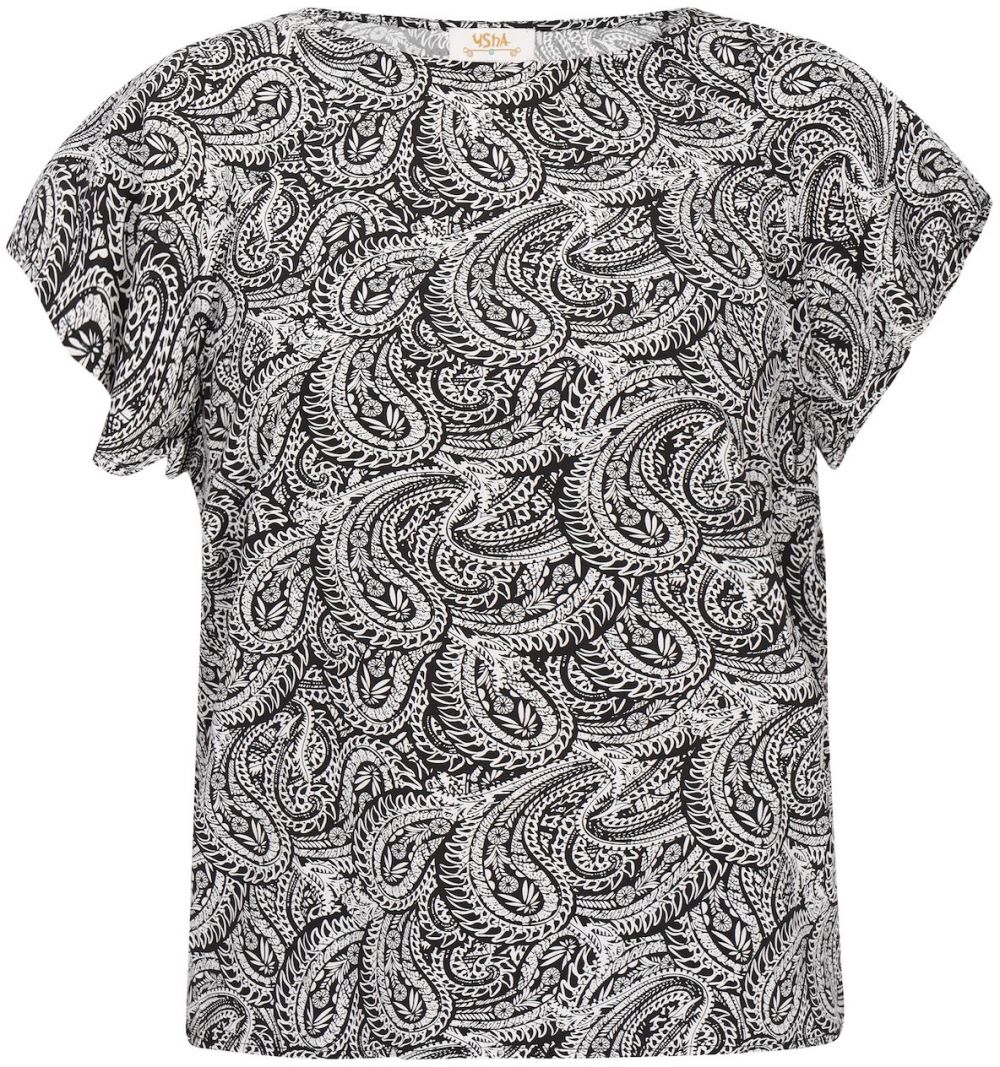 usha FESTIVAL Blúzka  svetlosivá / čierna