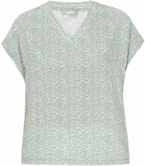 Usha Blúzka  pastelovo zelená / biela