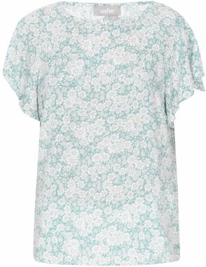 Usha Blúzka  tyrkysová / biela