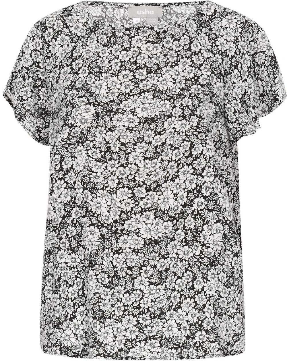 Usha Blúzka  čierna / biela