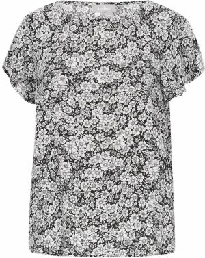 Usha Blúzka  čierna / biela