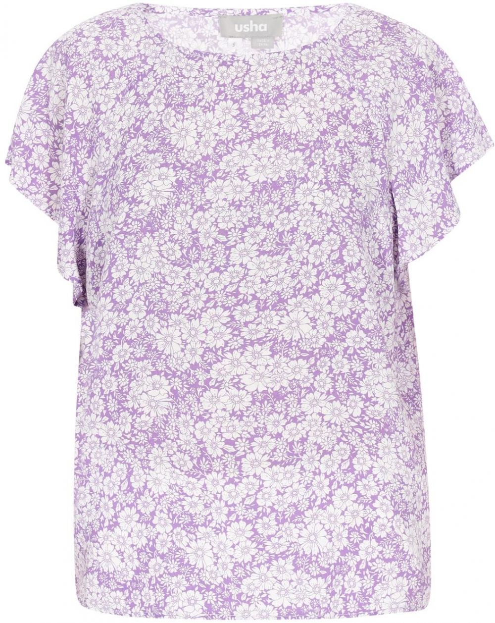 Usha Blúzka  fialová / biela