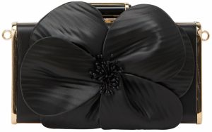 faina Listová kabelka  čierna