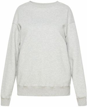 usha BLUE LABEL Mikina 'Fashion Look'  svetlosivá