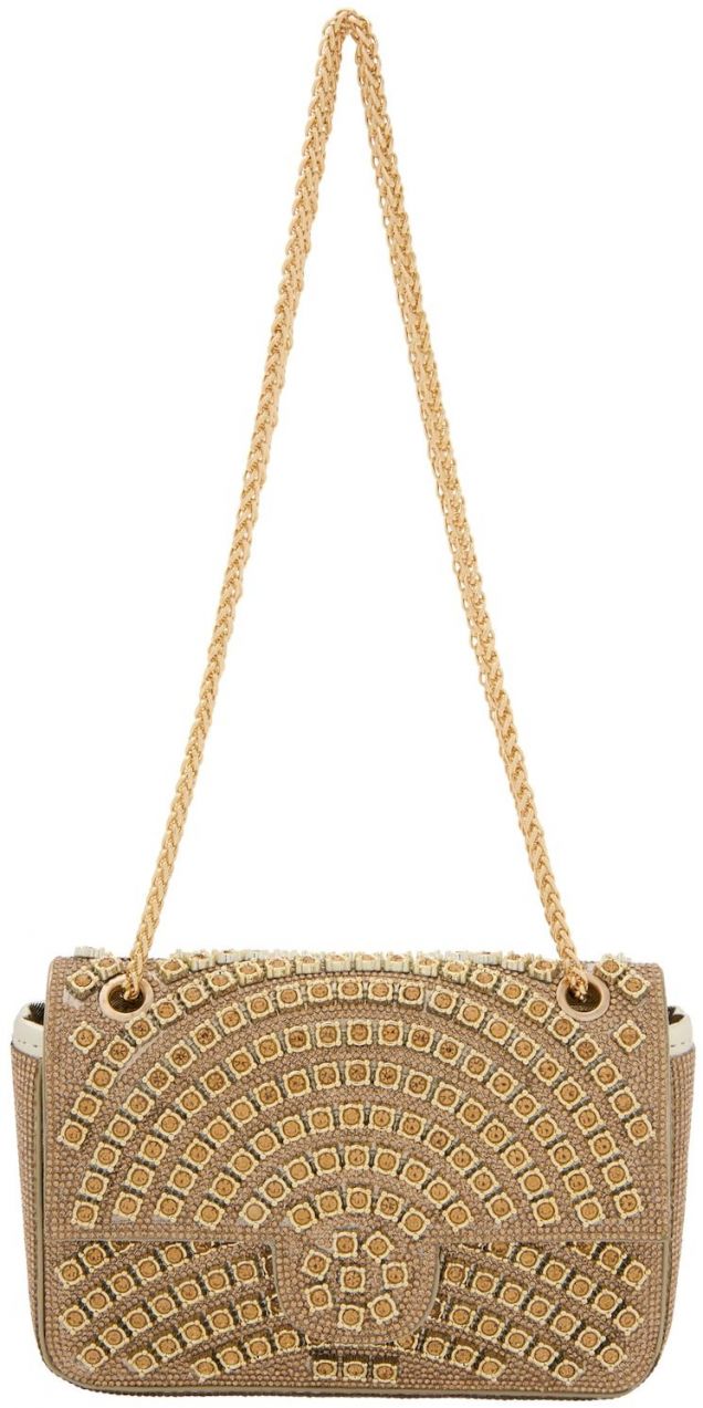 faina Listová kabelka  zlatá