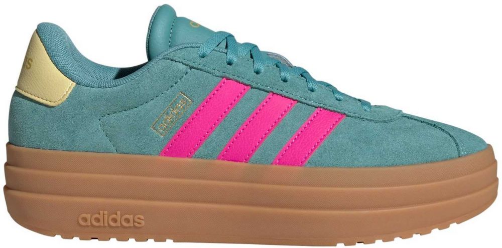 ADIDAS SPORTSWEAR Nízke tenisky 'VL Court Bold'  piesková / modrozelená / fuksia