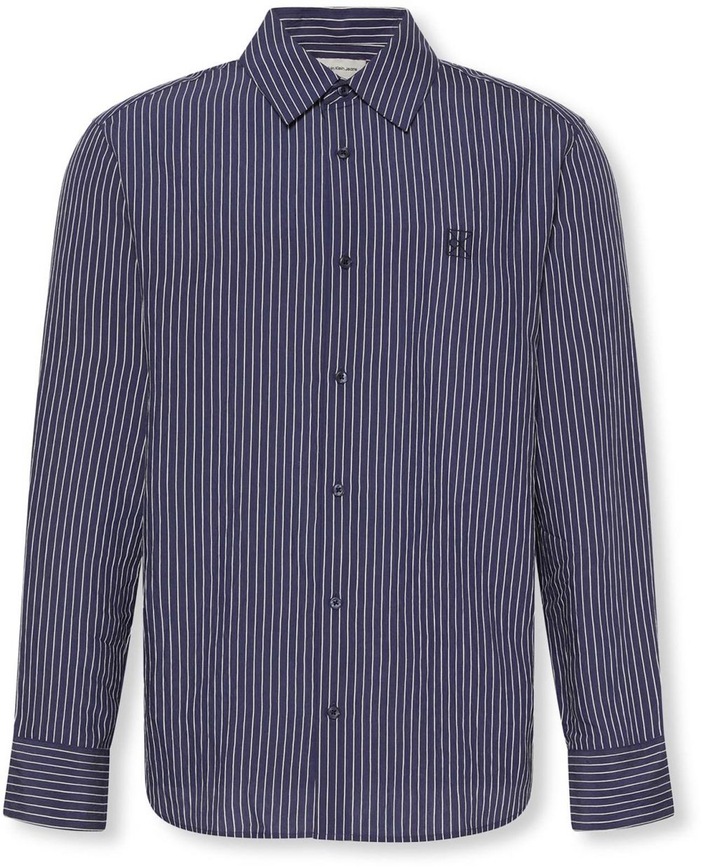 Calvin Klein Košeľa  tmavomodrá / biela