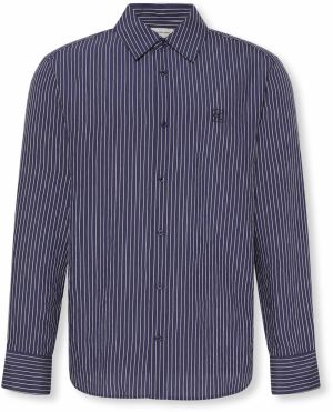 Calvin Klein Košeľa  tmavomodrá / biela