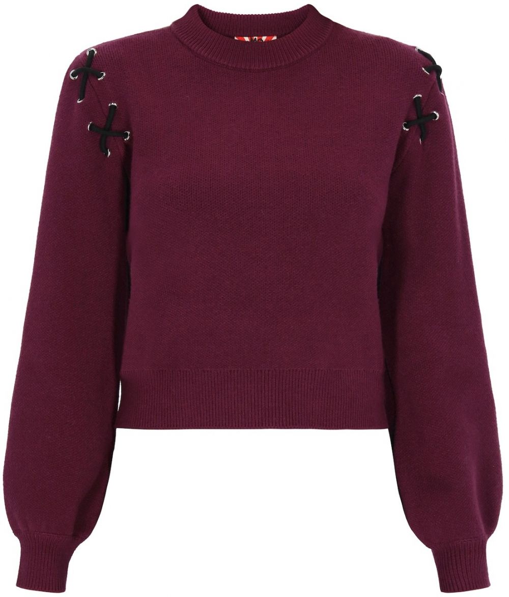 myMo ROCKS Sveter  burgundská