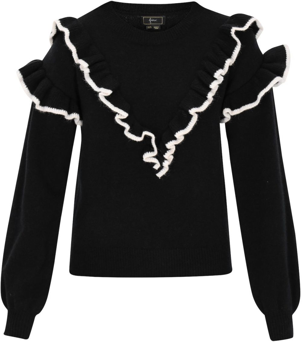 faina Sveter  čierna / biela