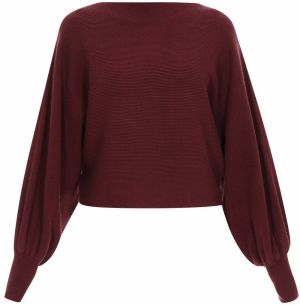 DreiMaster Maritim Sveter  tmavočervená