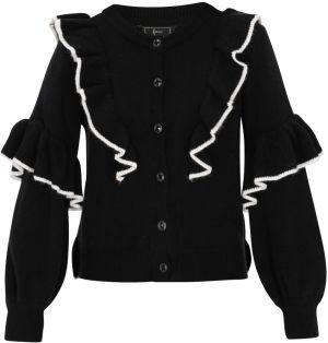 faina Kardigán  čierna / biela