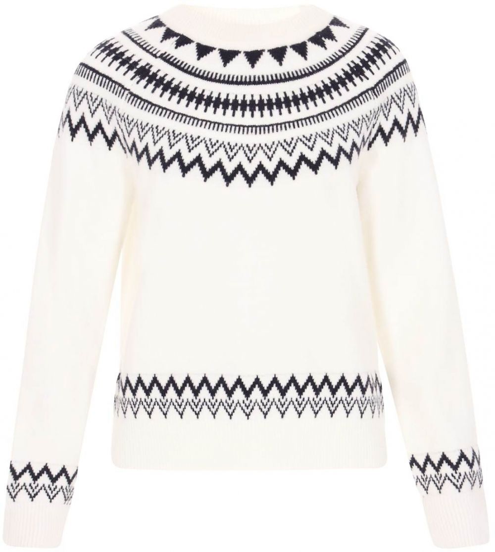 DreiMaster Maritim Sveter  čierna / biela