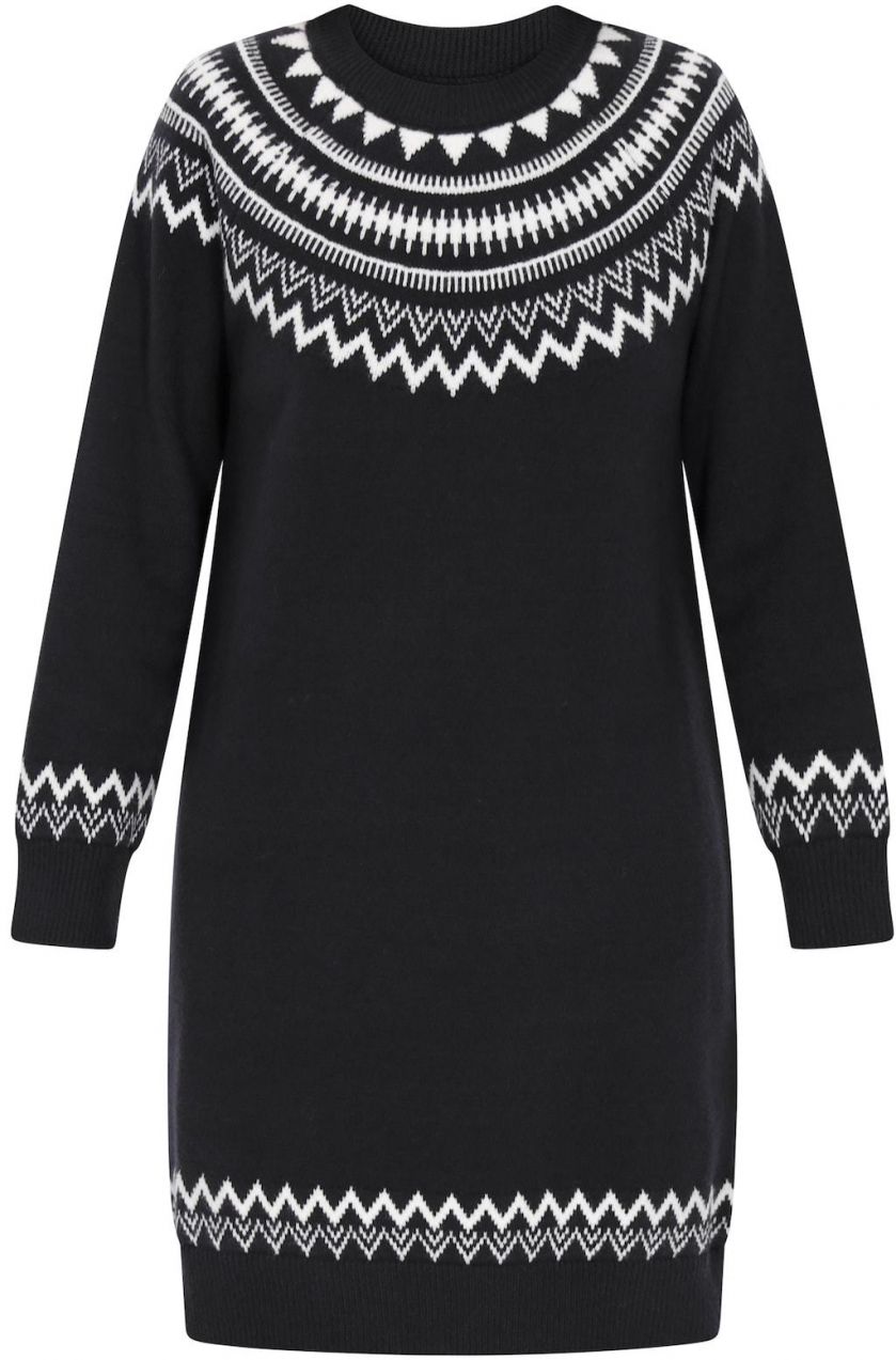 DreiMaster Maritim Šaty  čierna / biela