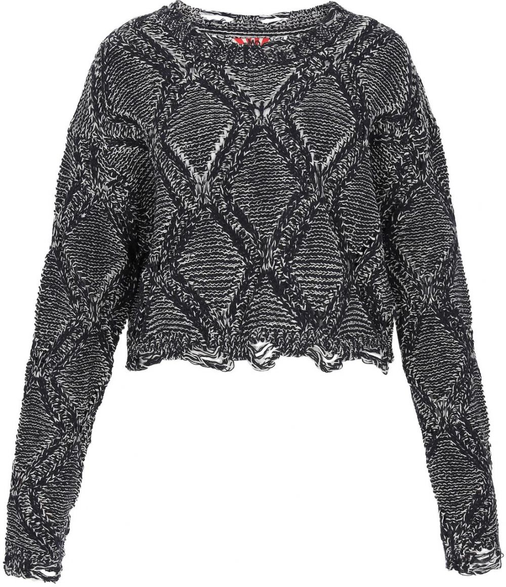 myMo ROCKS Sveter  sivá / čierna melírovaná