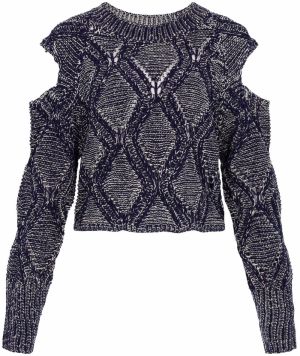 myMo ROCKS Sveter  námornícka modrá / sivá