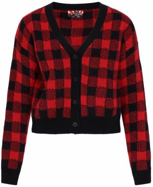 myMo ROCKS Kardigán  červená / čierna