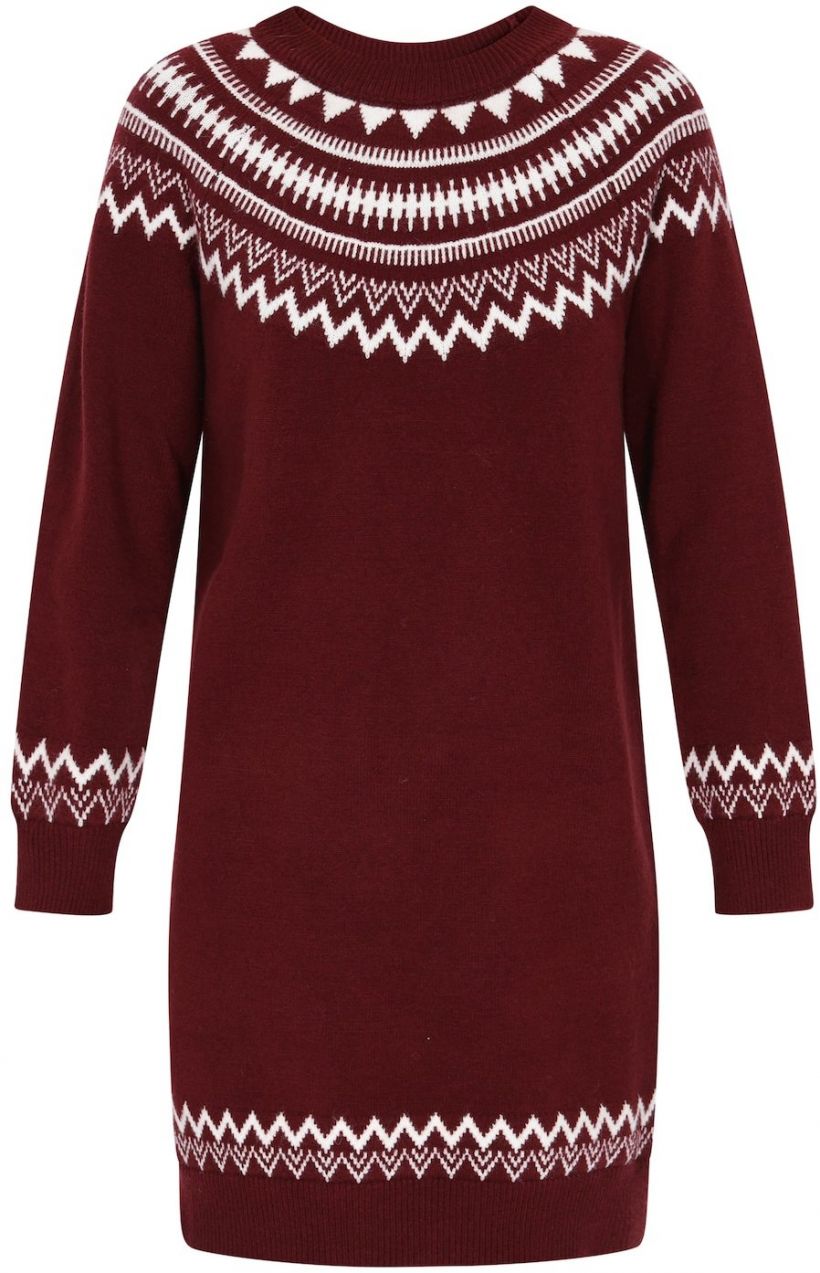 DreiMaster Maritim Šaty  tmavočervená