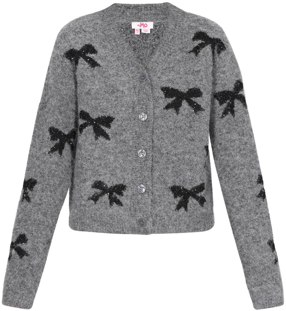 MYMO Kardigán  sivá / čierna