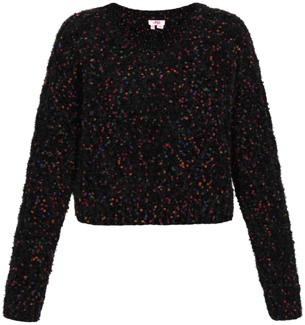 MYMO Sveter  modrá / červená / čierna