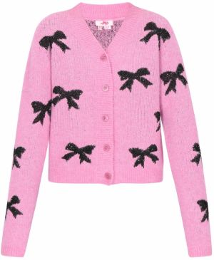 MYMO Kardigán  ružová / čierna