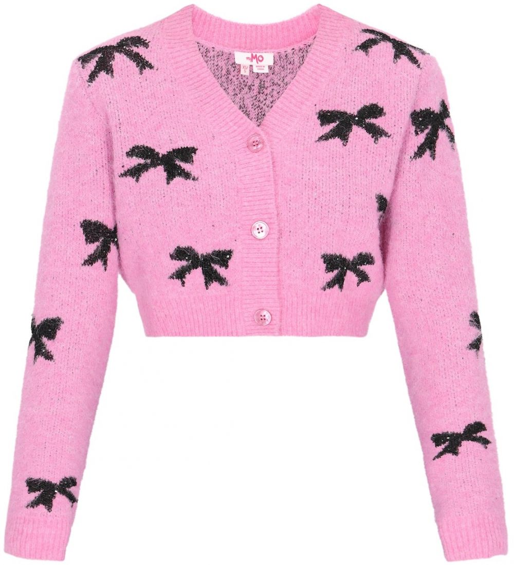 MYMO Kardigán  ružová / čierna