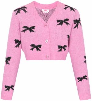 MYMO Kardigán  ružová / čierna