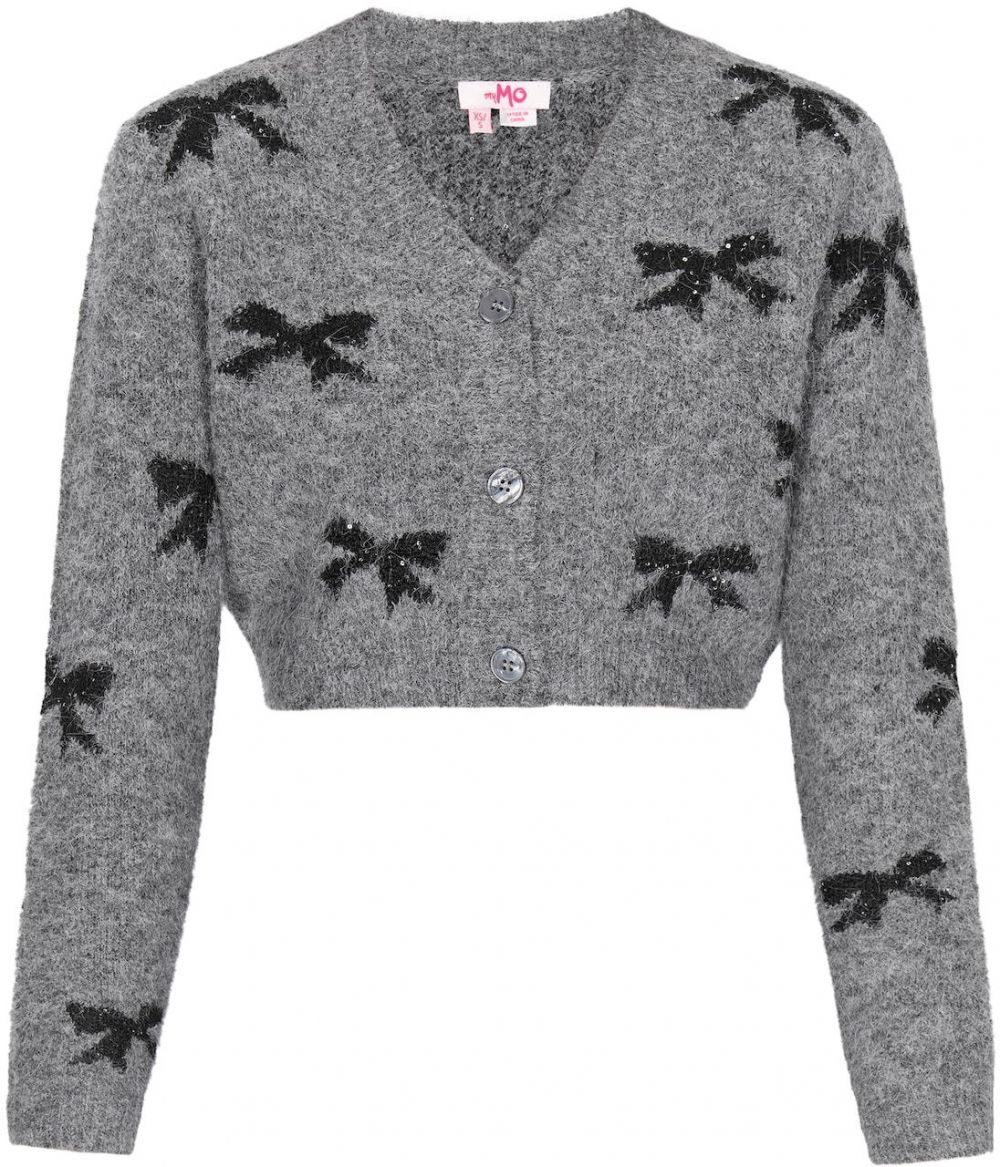 MYMO Kardigán  sivá / čierna