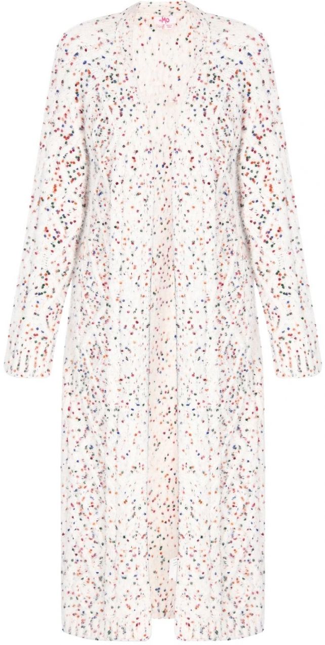 MYMO Kardigán  modrá / zelená / červená / šedobiela