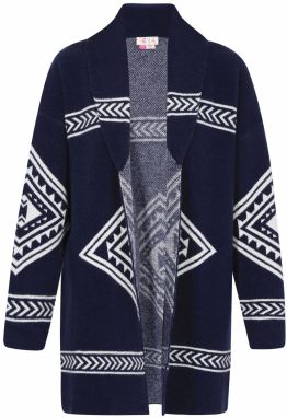 IZIA Kardigán  námornícka modrá / biela