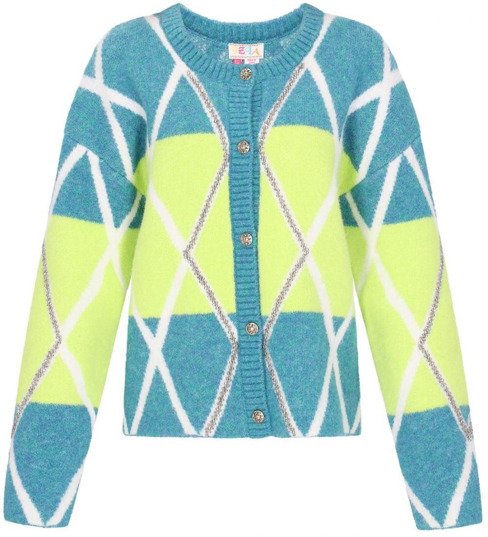 IZIA Kardigán  nefritová / svetlozelená