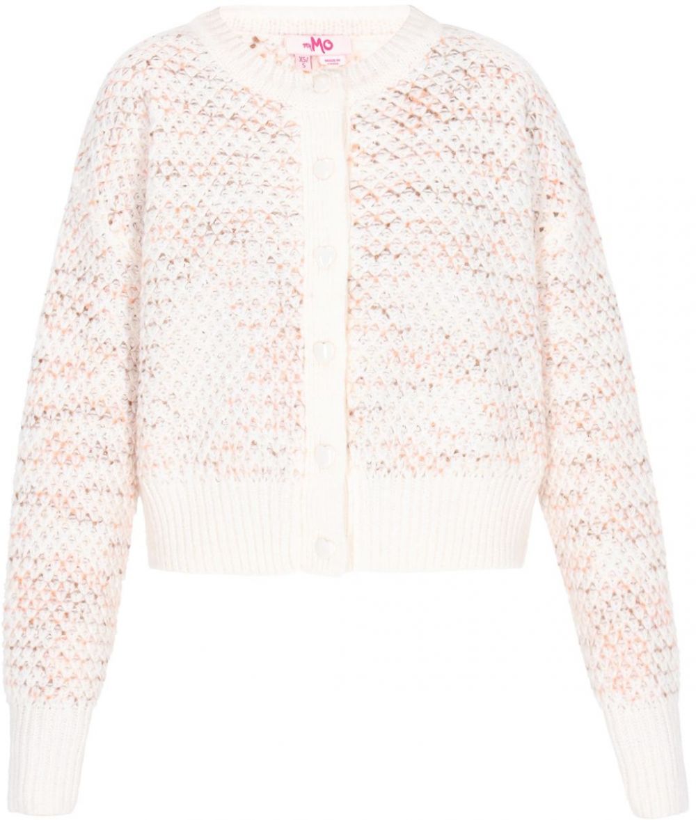 MYMO Kardigán  béžová / biela