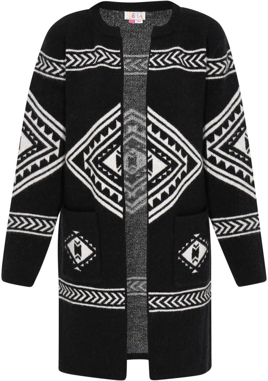 IZIA Kardigán  čierna / biela