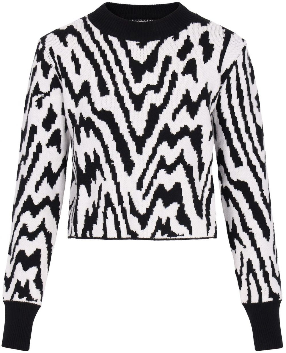 myMo ROCKS Sveter  čierna / biela