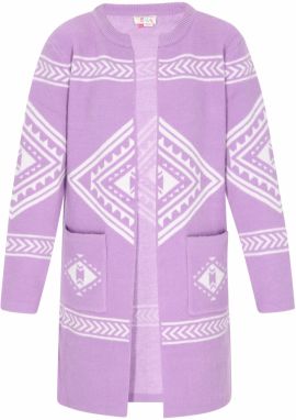 IZIA Kardigán  levanduľová / biela