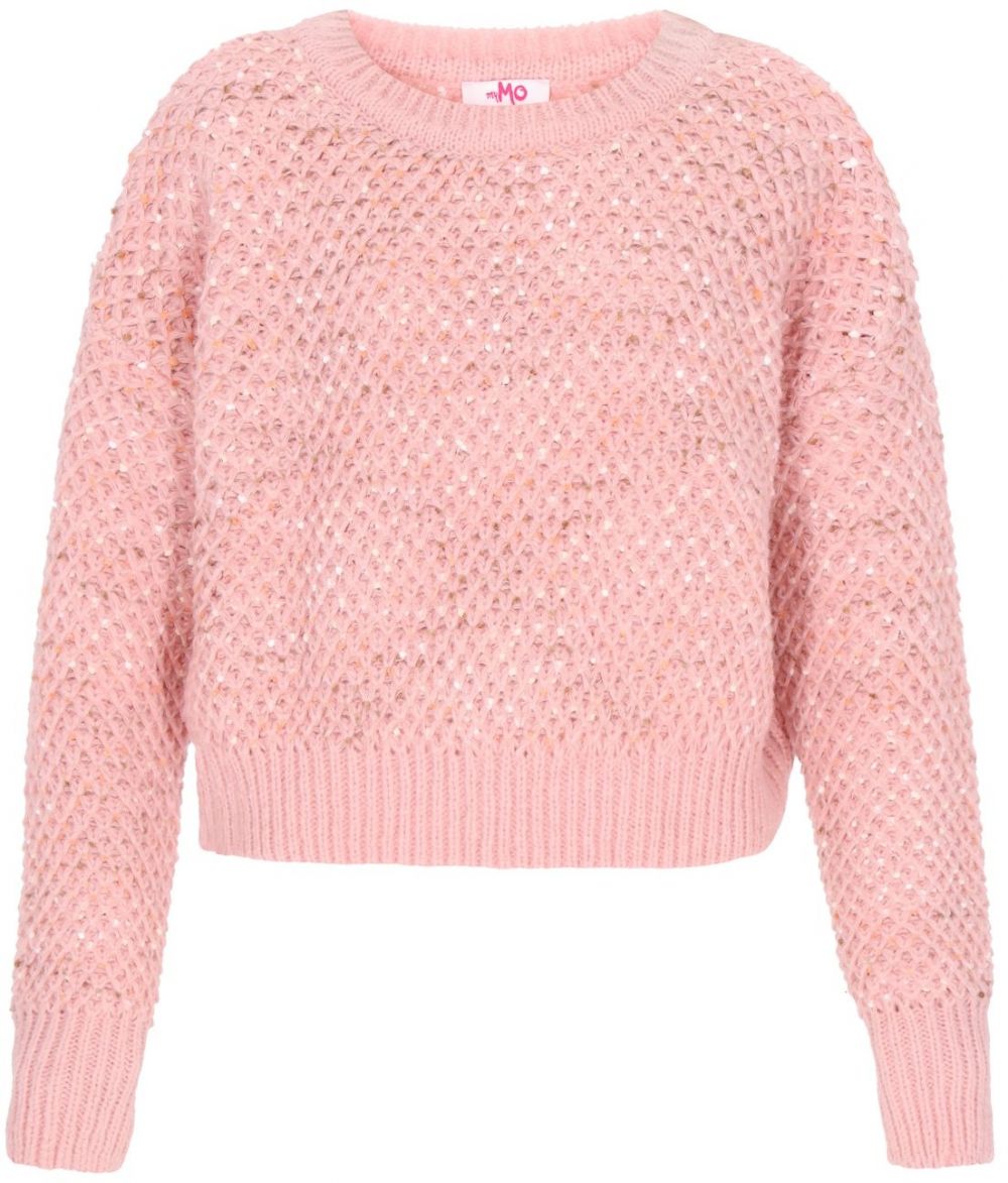 MYMO Sveter  pastelovo ružová