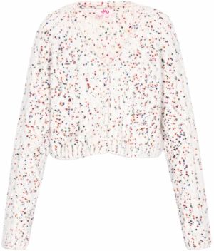 MYMO Kardigán  modrá / červená / šedobiela