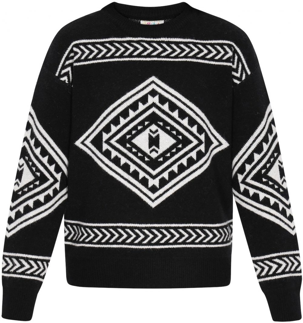 IZIA Sveter  čierna / biela