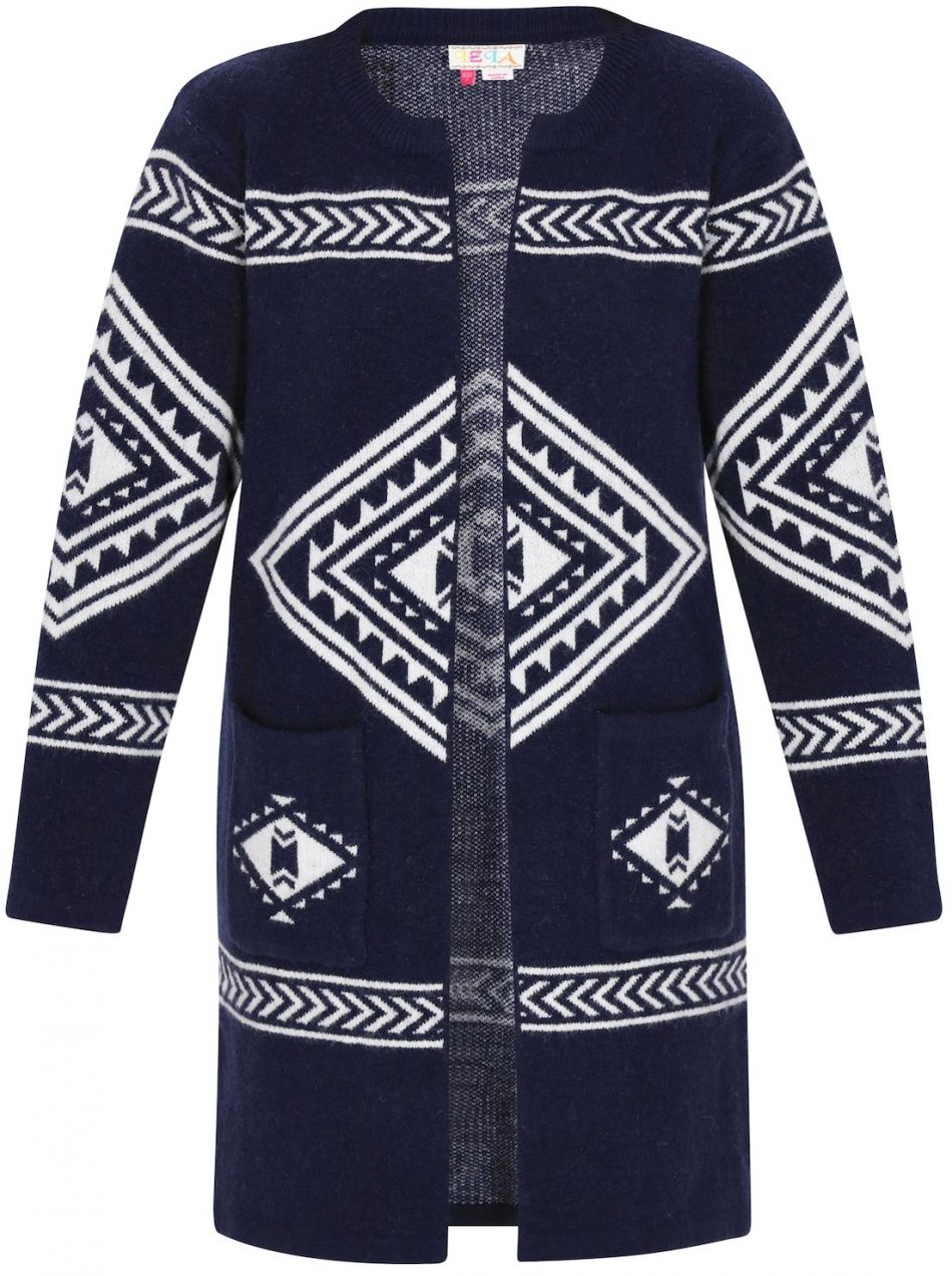 IZIA Kardigán  námornícka modrá / biela