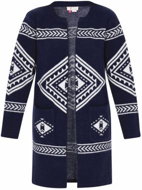 IZIA Kardigán  námornícka modrá / biela