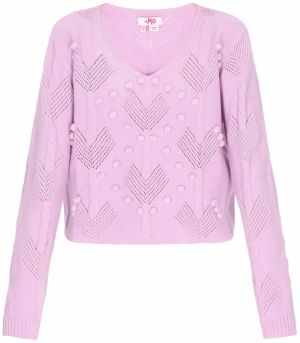 MYMO Sveter  fialová