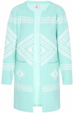 IZIA Kardigán  vodová / biela