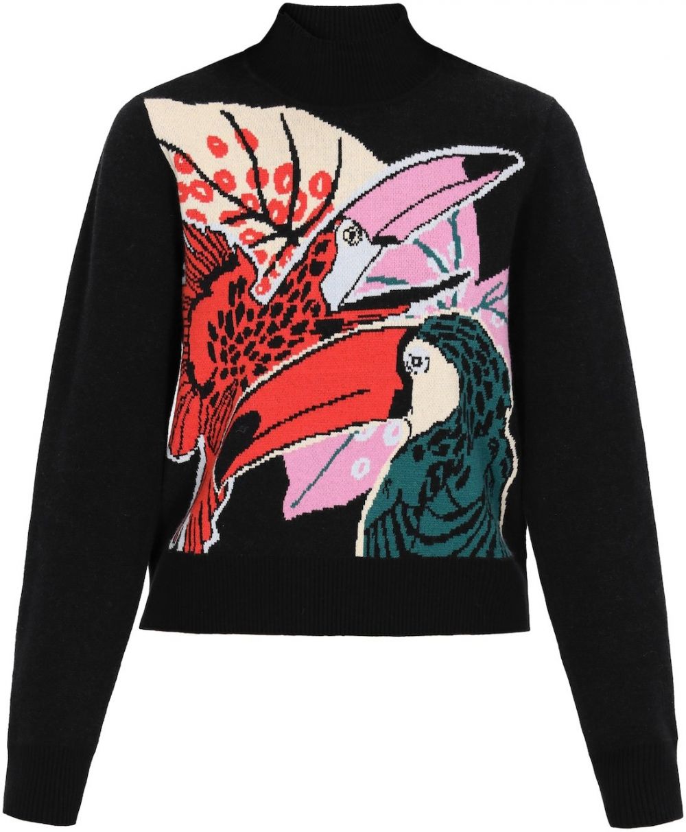 IZIA Sveter  béžová / tmavozelená / ružová / červená / čierna